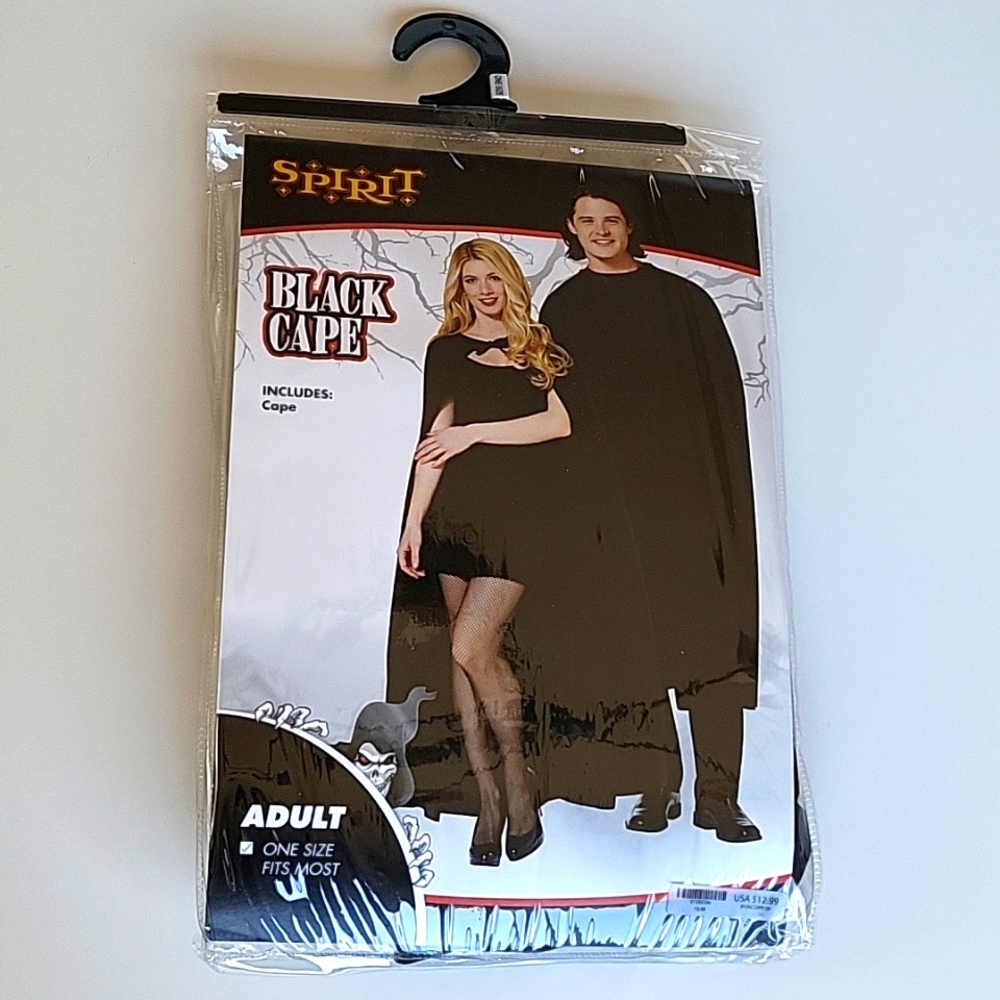 Cape Spirit Halloween | 48" | Black